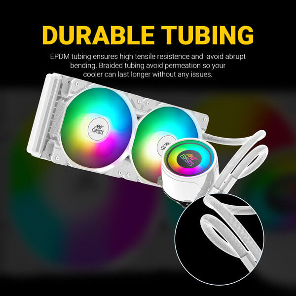 Ant Esports ICE-240mm ARGB White CPU Liquid Cooler